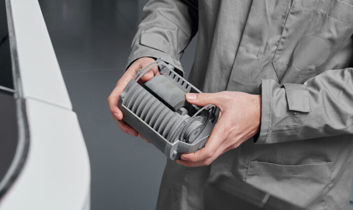 Wheel motor printed with HP Jet Fusion 3D 4200 and HP 3D HR PA 12